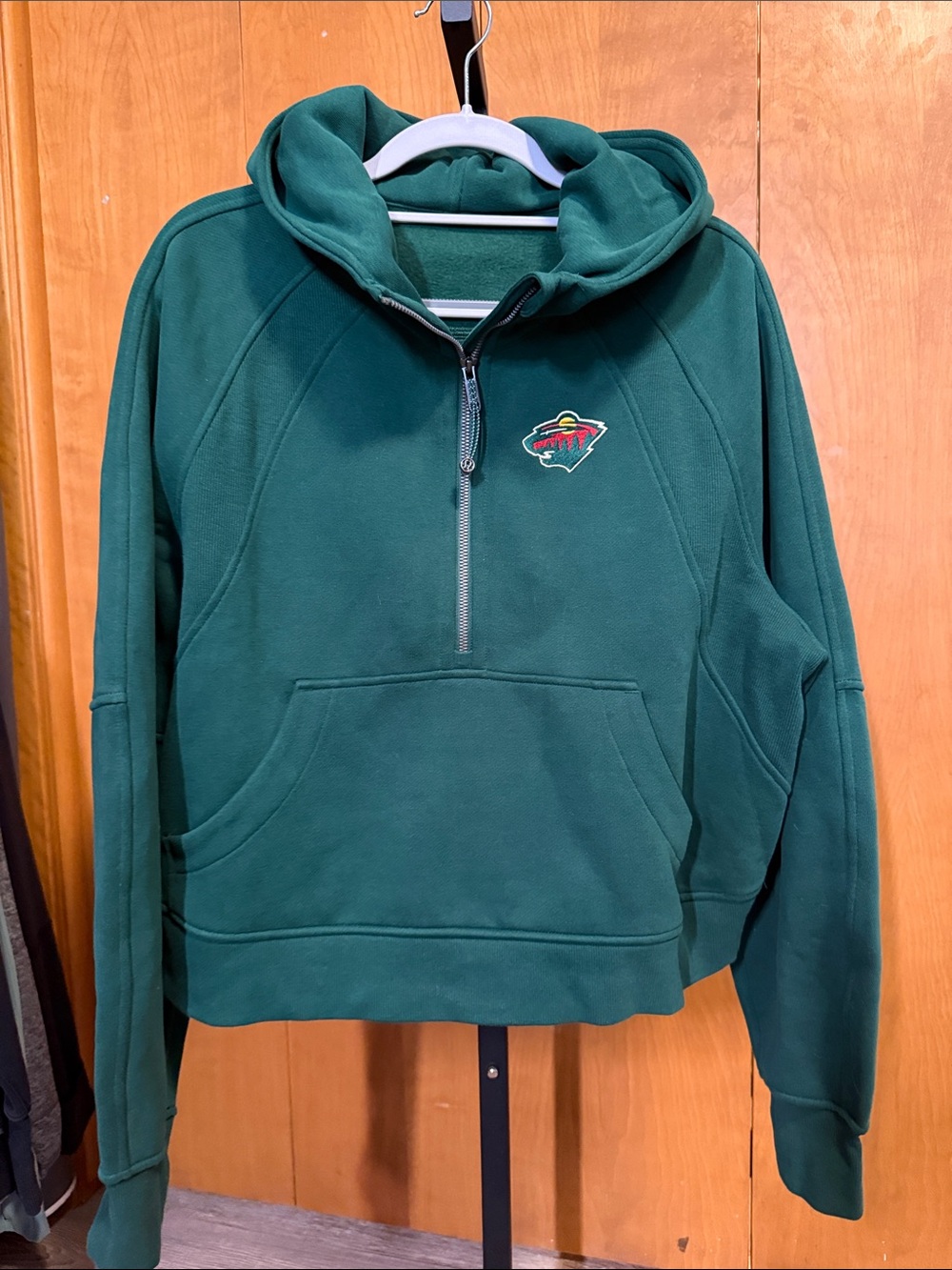 Lululemon x NHL Minnesota Wild Scuba Oversized Half Zip Hoodie M/L